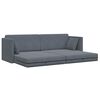 vidaXL Divano-letto da pavimento Grigio scuro 213 x 70 x 77 cm Velluto