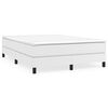 vidaXL Struttura Letto a Rete a Molle Bianco 140x200 cm in Similpelle