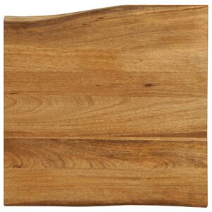 vidaXL Piano per Tavolo 40x40x3,8cm Bordi Vivi in Legno Massello Mango