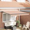 vidaXL Tenda Retrattile Multicolore 300 x 250 cm Tessuto e Alluminio