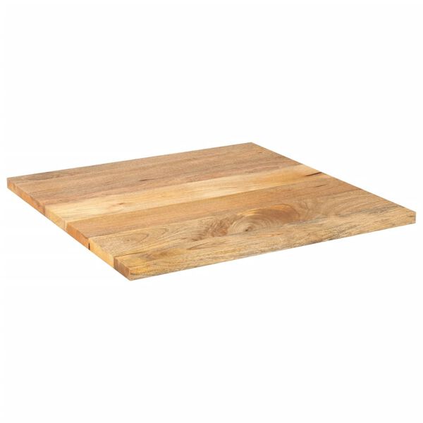 vidaXL Piano per Tavolo 80x80x2,5 cm Quadrato Legno Massello di Pino