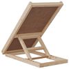 vidaXL Rampa per Cani Grigia 70x35 cm in Legno Massello di Abete