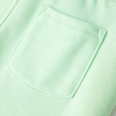 Pantaloni Tuta per Bambini Verde Brillante 92