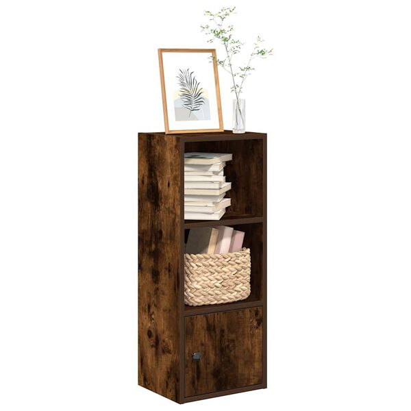 vidaXL Libreria Rovere Fumo 31x24x77 cm in Legno Multistrato