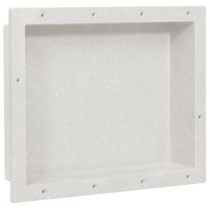 vidaXL Nicchia da Doccia in Bianco Opaco 41x51x10 cm