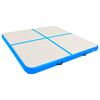 vidaXL Tappetino Ginnastica Gonfiabile con Pompa 200x200x20 cm PVC Blu