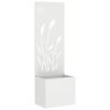 vidaXL Schermo per privacy in giardino Traforo Bianco 50 x 32 x 150 cm