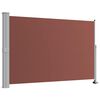 vidaXL Tenda Laterale Retrattile per Patio 160x300 cm Marrone