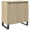 vidaXL Mobile da Bagno Rovere Sonoma 58x33x60 cm in Legno Multistrato