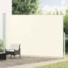 vidaXL Tenda Laterale Retrattile per Patio 220x500 cm Crema