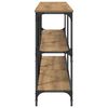 vidaXL Tavolo consolle Rovere Artigianale 200 x 30 x 75 cm