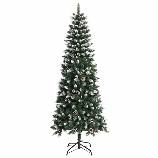 vidaXL Albero di Natale artificiale con 300 LED Verde 210 cm
