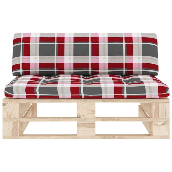 vidaXL Divano Centrale Giardino su Pallet in Legno di Pino Impregnato