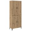 vidaXL Credenza Rovere artigianale 69,5 x 34 x 180 cm