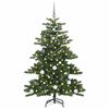 vidaXL Albero di Natale Artificiale con Rami Pieghevoli Verde 150 cm
