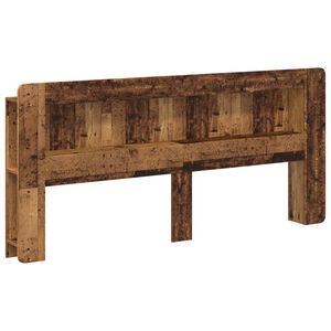 vidaXL Testata del letto Legno antico Legno ingegnerizzato