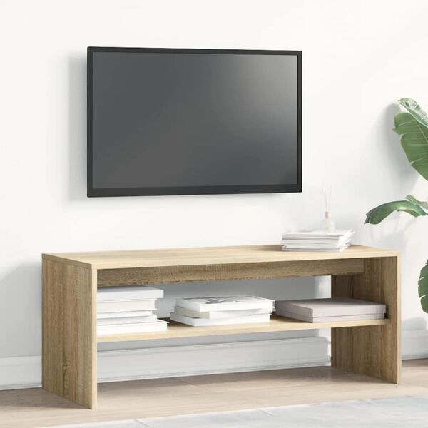 vidaXL Mobile Porta TV Rovere Sonoma 100x40x40 cm in Legno Multistrato