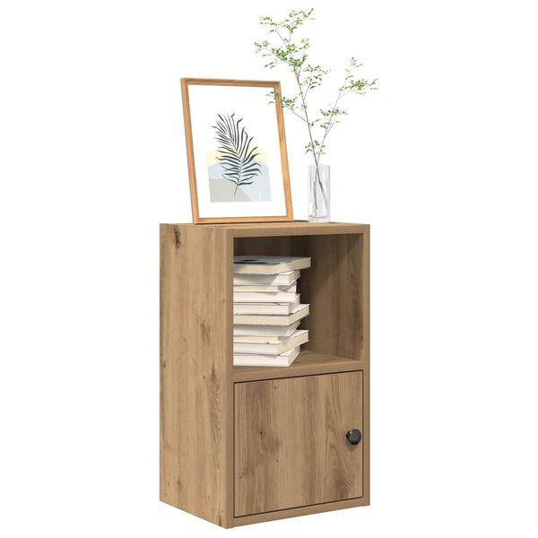 vidaXL Libreria Rovere Artigianale 31x24x52 cm in Legno Multistrato