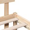 vidaXL Struttura del letto Marrone 75 x 190 cm Legno massello di pino
