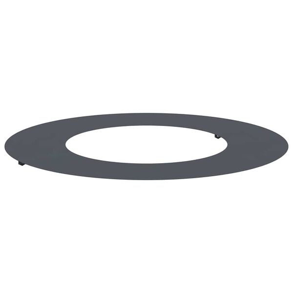 vidaXL adatto per Anello d'Albero Piatto Antracite &Oslash;40 / 70 cm Acciaio