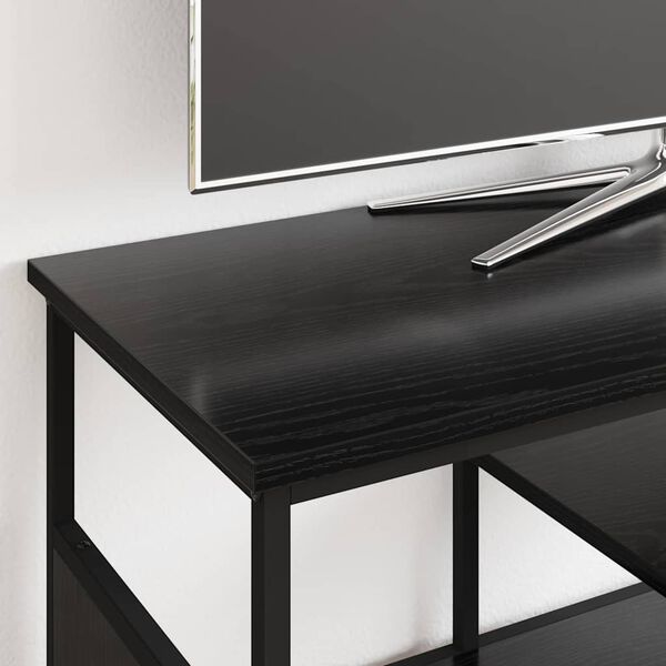 vidaXL Mobile TV Rovere Nero 100 x 35 x 45 cm