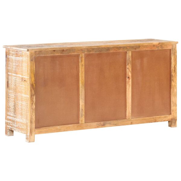 vidaXL Credenza 151x40x75 cm in Legno Grezzo di Acacia