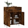 vidaXL Credenza Rovere Fumo 69,5x34x90 cm in Legno Multistrato