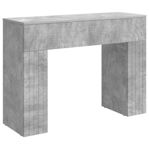 vidaXL Tavolino da salotto Grigio Cemento 102 x 35 x 75 cm