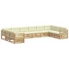 vidaXL Set divani Legno di Acacia Massello