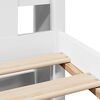 vidaXL Letto Libreria senza Materasso Bianca 90x200 cm Legno di Pino