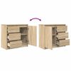 vidaXL Credenza con Cassetto Rovere Sonoma 71x35x65 cm in Truciolato