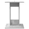 vidaXL Tavolo laterale Grigio cemento 45 x 40 x 62,5 cm