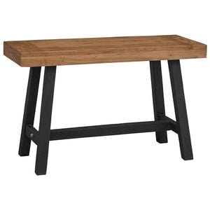 vidaXL Panchina 110 cm in Legno Massello di Teak