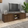 vidaXL Mobile TV Rovere Marrone 140x40x35,5 cm in Legno Multistrato
