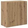 vidaXL Mobile TV da parete 59,5 x 31 x 60 cm Rovere artigianale