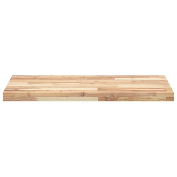 vidaXL Piano Tavolo Rettangolare 120x50x4cm Legno Massello di Acacia
