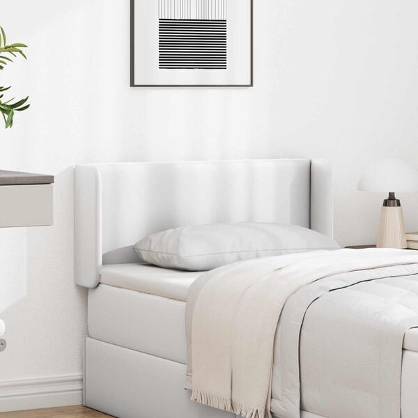 vidaXL Orecchia della Testata Bianco 40,5 x 40,5 x 4 cm PVC