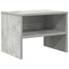 vidaXL Comodino Grigio Cemento 40x30x30 cm in Legno Multistrato