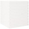 vidaXL Fioriera da Giardino Bianca 60x60x68,5 m Legno Massello di Pino