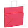 vidaXL Sacchetti di Carta 50 pz con Manici Rosa 26x17x25 cm