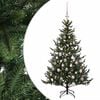 vidaXL Albero di Natale artificiale con palline 120 cm 150 LED