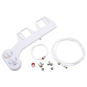 vidaXL Bidet Accessorio per WC Acqua Calda e Fredda a Ugello Singolo