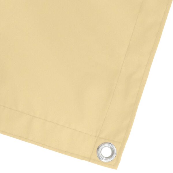 vidaXL Schermo da balcone Sabbia 110 x 700 cm Tessuto Oxford