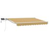 vidaXL Cornice per Tenda Manuale con LED 2,5 x 2 m