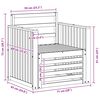 vidaXL Set di divani da esterno Naturale 71 x 63 x 73 cm