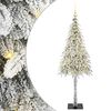 vidaXL Albero di Natale con 150 LED Bianco 150 cm PE e Acciaio