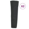 vidaXL Coperture per Stufa 2pz Forma Piramide 86x47x241cm 420D Oxford
