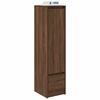 vidaXL Credenza Rovere Marrone 29,5x34x119,5 cm in Legno Multistrato