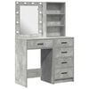 vidaXL Tavolo da Trucco 2 pz Grigio 50 x 41 x 135 cm