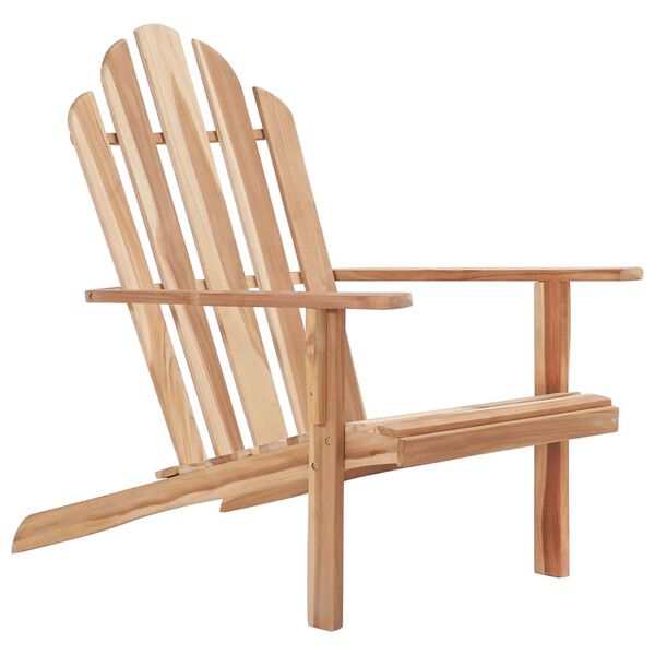 vidaXL Sedia Adirondack in Legno di Teak